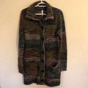 Kensie Heavy Button Cardigan Sweater